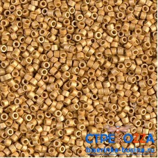 Delica Beads 11/0 #DB1832F  - Duracoat Galvanized Matted Gold